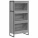 vidaXL Boekenkast Grijs Sonoma 60 x 30 x 121 cm Bewerkt hout