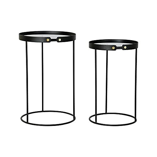 DKD Home Decor Set van 2 tafels - Standaard - 8424001825905