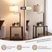 COAST™ Table d'appoint moderne avec lampe de table et lampe de chevet rotative à 360°