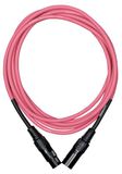 Cascha Standaard Line Microfoonkabel (XLR), roze, 9 m