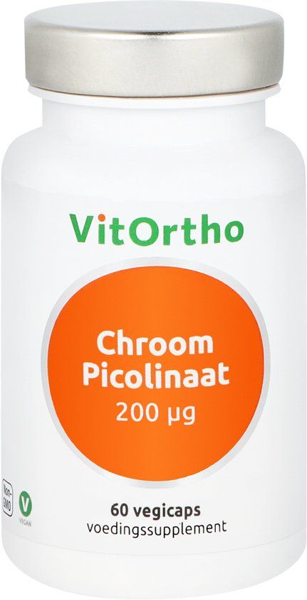 VitOrtho Chroom picolinaat 200mcg 60 Vegetarische capsules