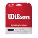 Wilson Unisex tennissaite Revolve Spin, zwart, rol van 200 meter, 1,25 mm, WRZ908100