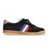 Serafini Hommes AI26UFG5 Baskets plates en daim Noir-Or