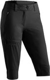 Maier Sports Lulaka Capri Loop 3/4 wandelbroek dames zwart polyester