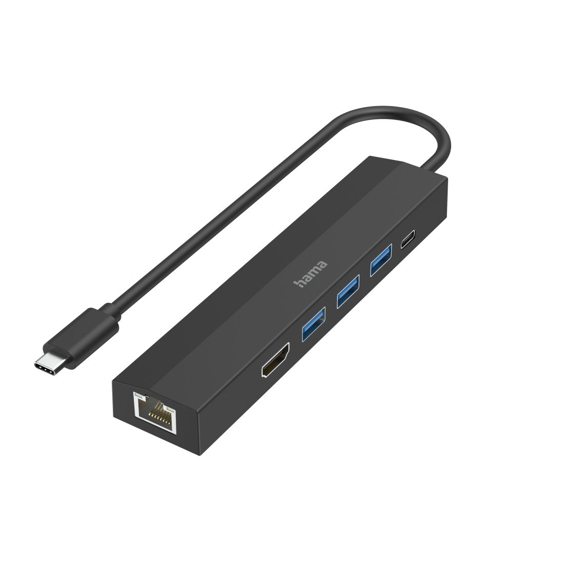 Hama USB 3.2 Gen 1-hub 6 poorten Zwart