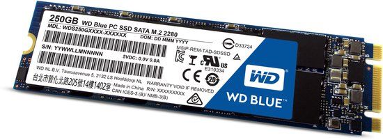 Western Digital WD Blue Interne SSD 250 GB