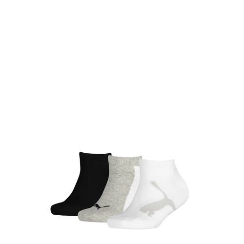 Puma sneakersokken met logo - set van 3