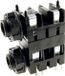 Cliff FCR1120 Jackplug 6.35 mm Bus, montage horizontaal Aantal polen: 2 Mono Zwart 1 stuk(s)