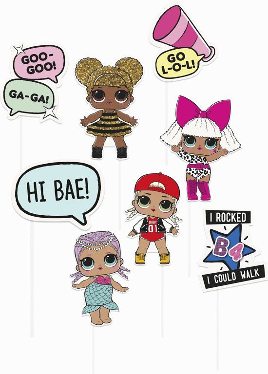 Lol Surprise™ photobooth set - Feestdecoratievoorwerp