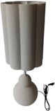 Merkloos Mansion Atmosphere Tafellamp metaal wit 23x23x68,5cm