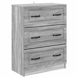 vidaXL Ladekast Grijs sonoma 66 x 34,5 x 87 cm Bewerkt hout