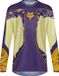 FOX 180 Image Print Motocross-trui Jaune/Violet Taille XL