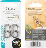 Nite Ize G-Series Dual Carabinier - #1 - 2 pack