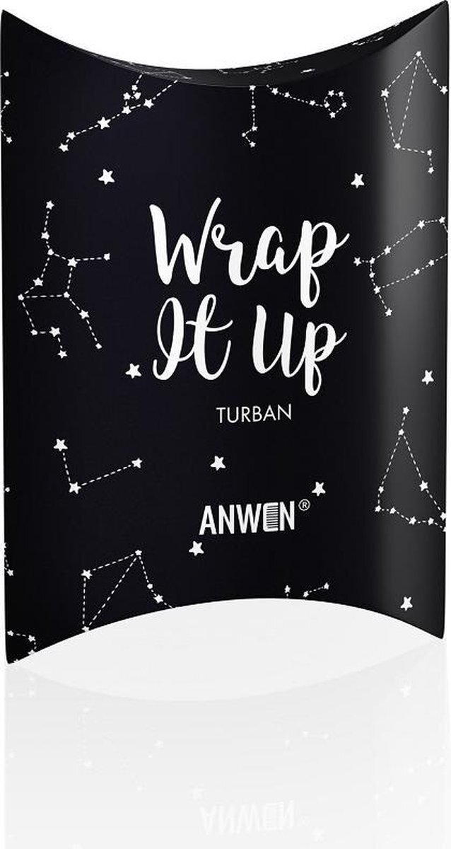 Anwen Anwen_wrap It Up Turban Do W?osi?1/2w Czarny