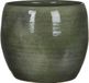 Mica Decorations Lester Round Pot - 18x20cm - Terracotta Green
