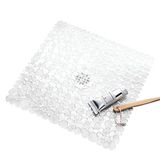 iDesign 80210EU Pebblz douchemat, transparant | zuignap, antislip