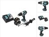 Makita DHP 458 RG accu-klopboormachine 18 V 91 Nm + 2x accu 6,0 Ah + oplader