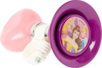 Tataway Disney Princesses kinderfietstrompet met metalen behuizing en pomp van zacht plastic, roze kleur