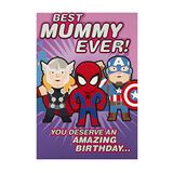 Verjaardagskaart Hallmark Verjaardagskaart voor mama - Marvel's Avengers Design