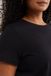 WE Fashion Dames T-shirt - Curve - Zwart - Maat 44