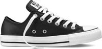 Converse Chuck Taylor All Star Ox Lage Sneakers Leer Zwart Unisex Maat 39.5