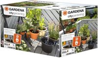 GARDENA Automatische irrigatieset, geschikt voor maximaal 36 planten, programmeerbaar, inclusief waterreservoir