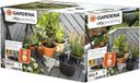 GARDENA Automatische irrigatieset, geschikt voor maximaal 36 planten, programmeerbaar, inclusief waterreservoir