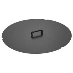 Nortpol Vuurschalen afdekking Farmcook 60 cm met inkeping - afdekking voor vonken en asbescherming geschikt voor Pan 33/38