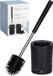 2BEHOME Porte-brosse WC Suspendu - Noir