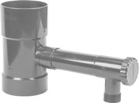 Bradas Regentonautomaat – 100 mm Binnendiameter – GZ 1″ Kraan – Grijs