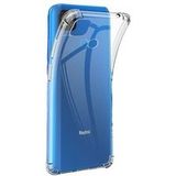 Phonillico® Case voor Xiaomi REDMI 9C / REDMI 9C NFC - Schokbestendig Beschermend Zacht Siliconen Transparant