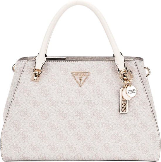 GUESS Noelle Girlfriend Satchel - Dove Logo - Oud roze