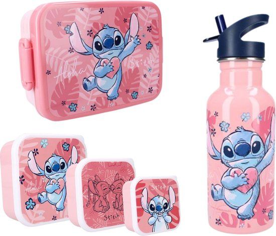 4KidsOnly Lilo & Stitch Lunch Set
