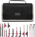Voltcraft MLSet-100 Meetsnoerenset Steekaansluiting 4 mm Krokodilklem, Testpunt, Bus 4 mm 1.2 m Rood, Zwart 1 stuk(s)