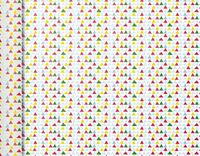 Clairefontaine 223863C - Rol Cadeaupapier - 5mx35cm - Rood Geometrisch