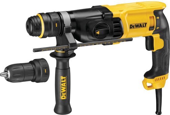 DeWalt D25134KP SDS-plus Combihamer incl. snelspanboorkop & boor- en beitelset in TSTAK - 800W - 2 8J