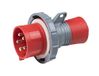 ROSI 8415 mobiele industriële stekker IP67, grijs/rood