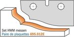 CMT Lame de fraisage pour fraiseuse à panneaux à bossage type E - 2 pièce(s)