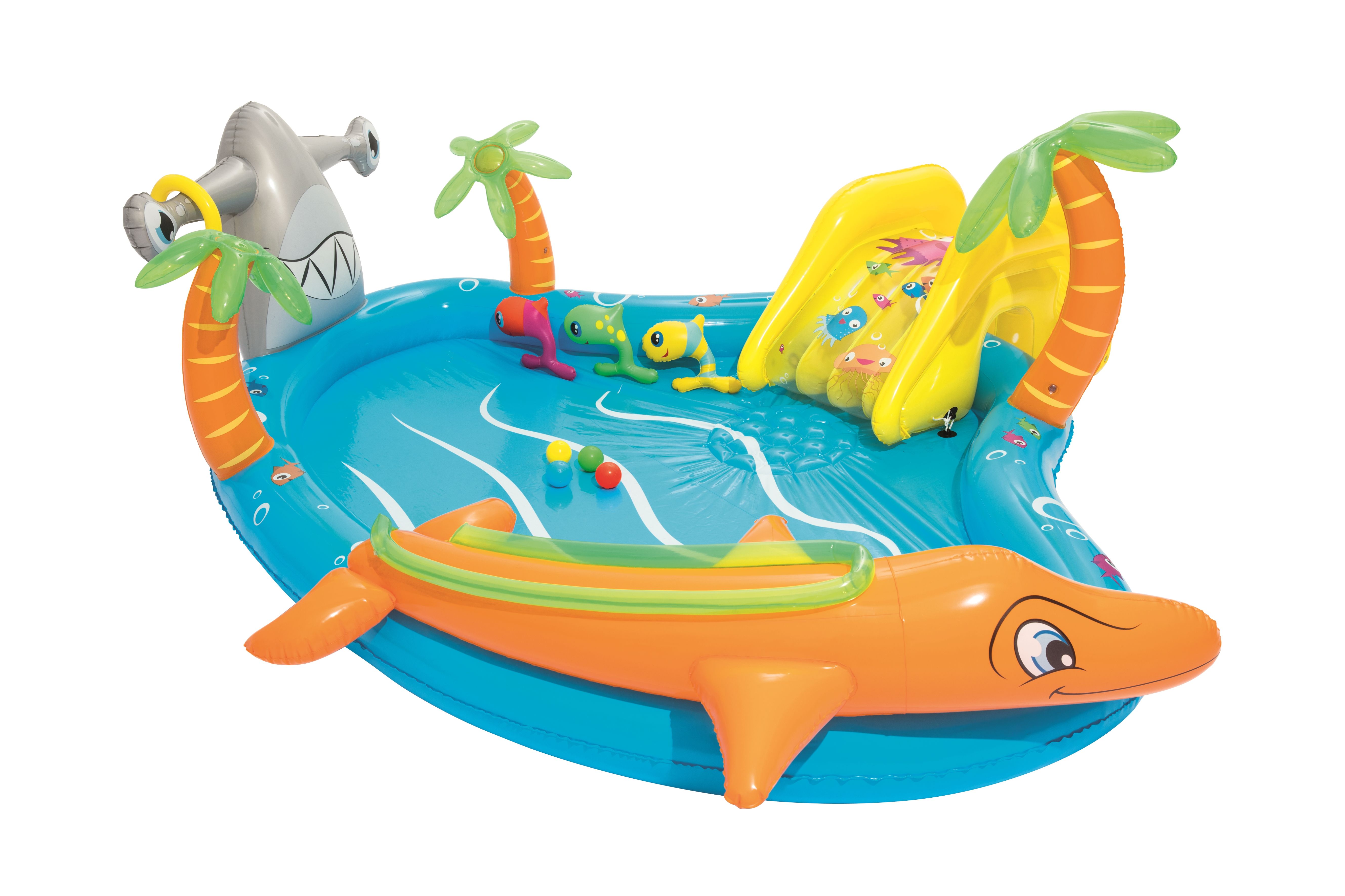 Bestway Playcenter Zeedieren 280 - Opblaasbaar Speelgoed - Multi