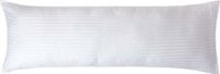Homescapes Satijn Streep Katoen Kussensloop 50x140 cm Langwerpig – Wit – 100% Egyptisch Katoen – Draaddichtheid 330