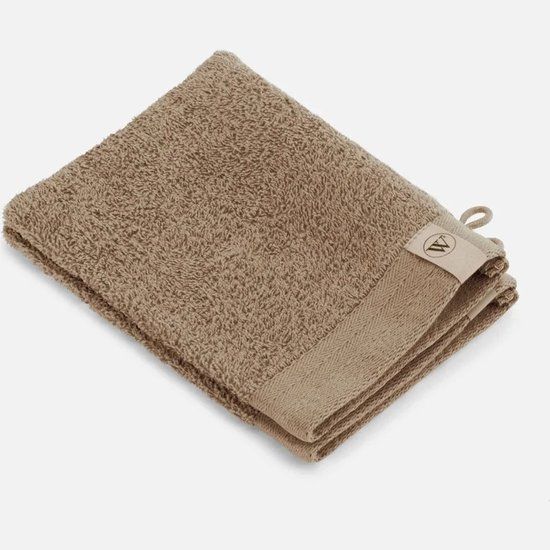 Walra Washandjes 8 stuks - Bruin