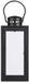 Mica Decorations Lantaarn / windlicht Arzilla - zwart - metaal - 10 x 23 cm
