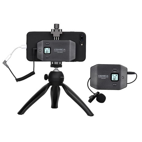 Comica UHF 6-Channel Mini Wireless Microphone with Detachable Grip