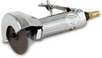EBERTH Haakse slijper doorslijper perslucht, 6 bar werkdruk, 1/4 inch aansluiting, 20000 tpm, doorslijpschijf Ø 75 mm, voor staal, roestvrij staal, aluminium