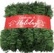 50 Kerstdecoraties 50 voet slinger - niet-verlichte zachte groene vakantie decoratie voor buiten of binnen - Premium kwaliteit huis tuin kunstgroen of bruiloft partij decoraties (Pack van 1)
