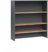 Vicco Viktor Meuble de salle de bain – 93,6 x 100,4 cm avec compartiments ouverts Anthracite/chêne doré