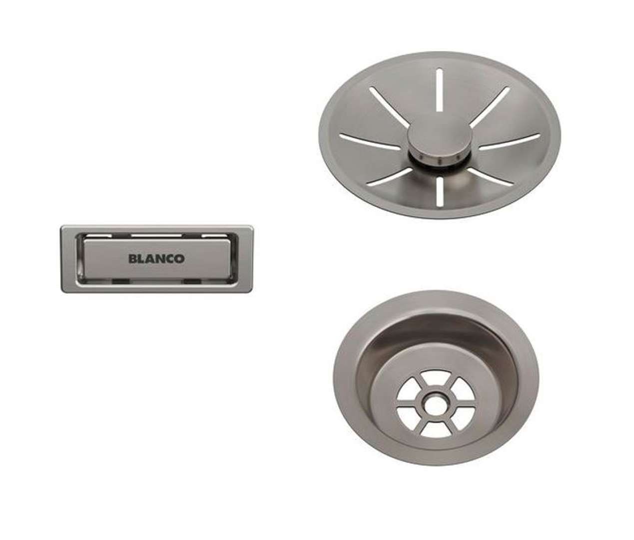 Blanco InFino afvoerset, platina 207406