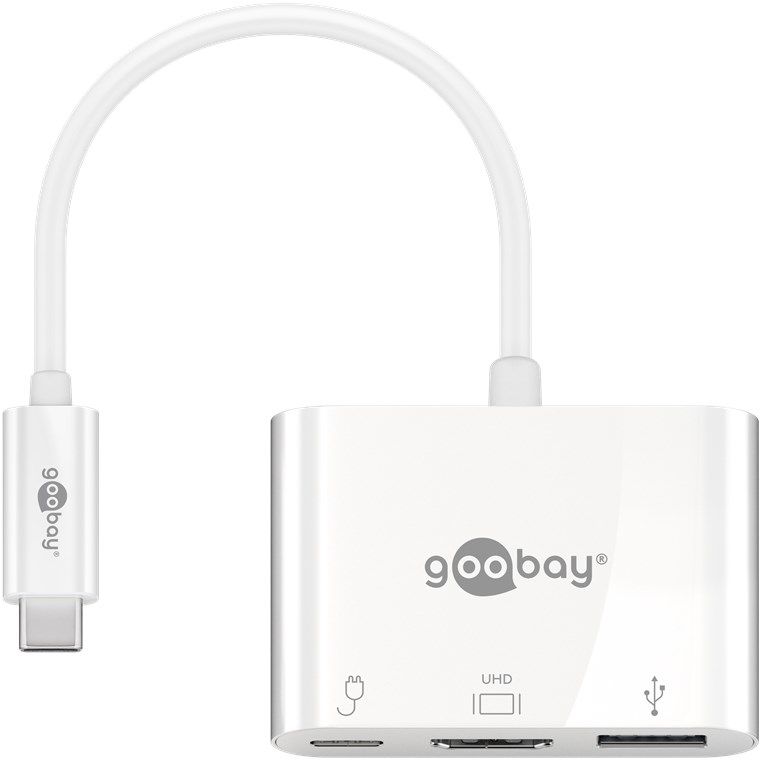Goobay 62104 USB-C Docking Station - White