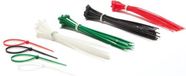Perel Set nylon kabelbinders, 160mm x 2.5mm, verschillende kleuren - UV-bestendig, 100 stuks