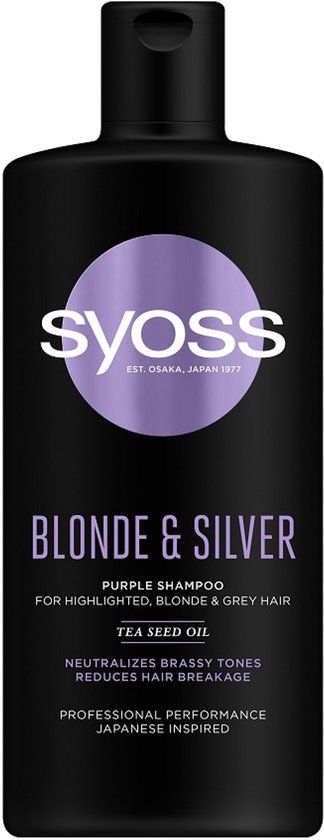Syoss Blonde & Silver Shampoo - 440ml